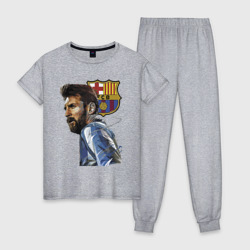 Женская пижама хлопок Lionel Messi Barcelona Argentina Striker