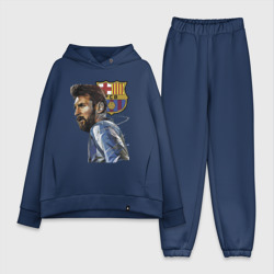 Женский костюм хлопок Oversize Lionel Messi Barcelona Argentina Striker