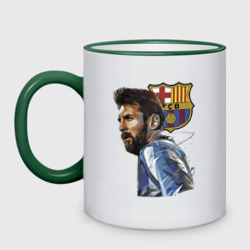 Кружка двухцветная Lionel Messi Barcelona Argentina Striker