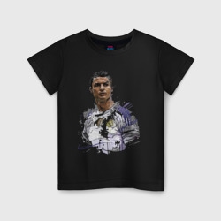 Детская футболка хлопок Cristiano Ronaldo Manchester United Portugal