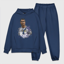 Мужской костюм oversize хлопок Cristiano Ronaldo Manchester United Portugal