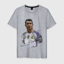 Мужская футболка хлопок Cristiano Ronaldo Manchester United Portugal