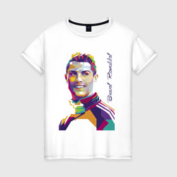 Женская футболка хлопок Bravo! Ronaldo!