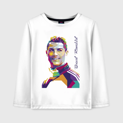 Детский лонгслив хлопок Bravo! Ronaldo!
