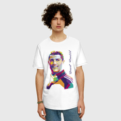 Мужская футболка хлопок Oversize Bravo! Ronaldo! - фото 2