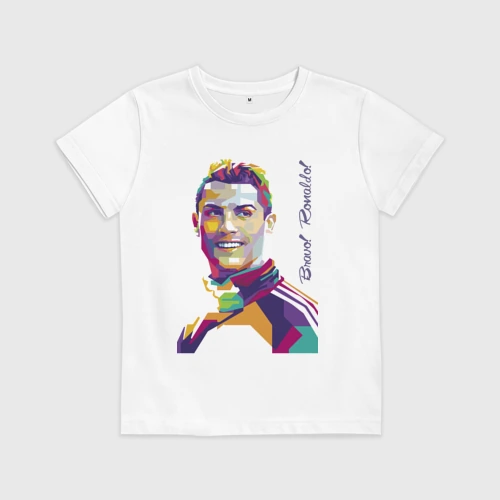 Детская футболка хлопок Bravo! Ronaldo!