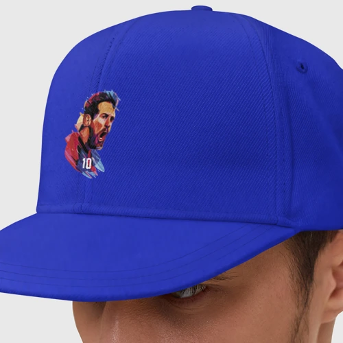 Кепка снепбек с прямым козырьком Lionel Messi Barcelona Argentina Football
