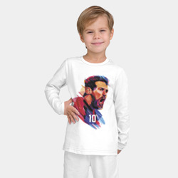 Детская пижама с лонгсливом хлопок Lionel Messi Barcelona Argentina Football - фото 2