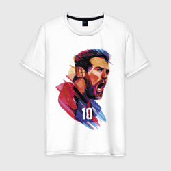 Мужская футболка хлопок Lionel Messi Barcelona Argentina Football