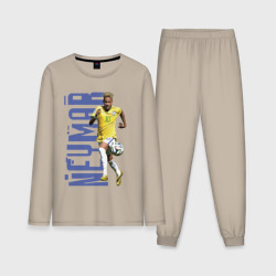 Мужская пижама с лонгсливом хлопок Neymar - striker