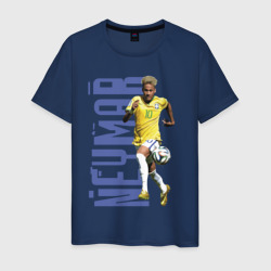 Neymar - striker – Мужская футболка хлопок с принтом купить со скидкой в -20%