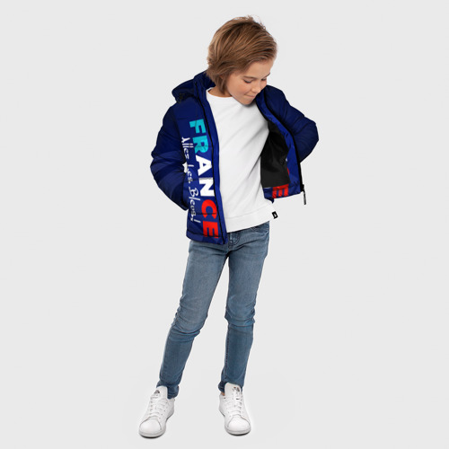 Зимняя куртка для мальчиков 3D Сборная Франции, цвет черный - фото 5