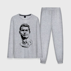 Мужская пижама с лонгсливом хлопок Ronaldo Manchester United Portugal