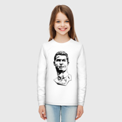 Детский лонгслив хлопок Ronaldo Manchester United Portugal - фото 2