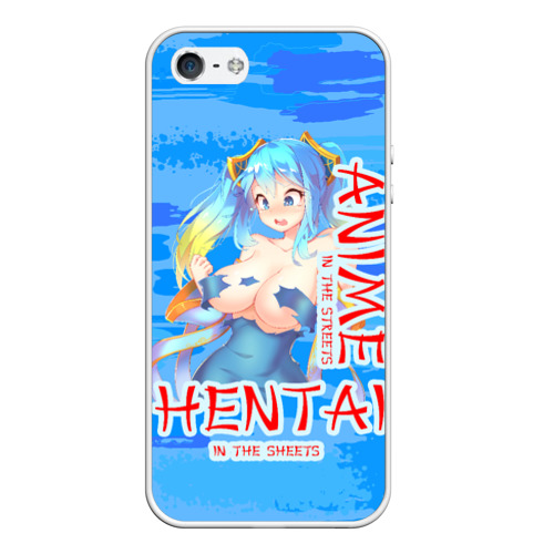 Чехол для iPhone 5/5S матовый Anime vs Hentai  Фото 01