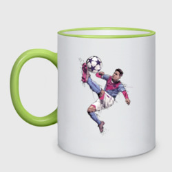 Кружка двухцветная Messi Barcelona Argentina
