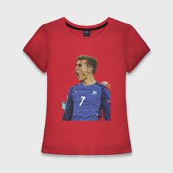 Женская футболка хлопок Slim Antoine Griezmann