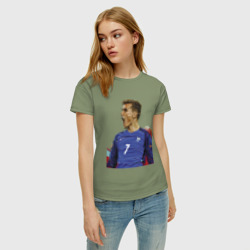 Женская футболка хлопок Antoine Griezmann - фото 2