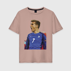 Женская футболка хлопок Oversize Antoine Griezmann