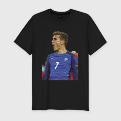 Мужская футболка хлопок Slim Antoine Griezmann