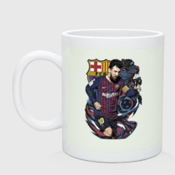 Кружка керамическая Messi Barcelona Argentina Striker