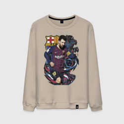 Мужской свитшот хлопок Messi Barcelona Argentina Striker