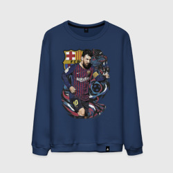 Мужской свитшот хлопок Messi Barcelona Argentina Striker