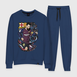 Женский костюм хлопок Messi Barcelona Argentina Striker