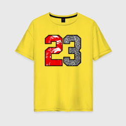 Женская футболка хлопок Oversize 23 - Jordan