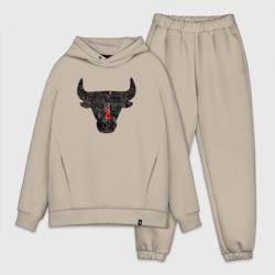 Мужской костюм oversize хлопок Bulls - Jordan