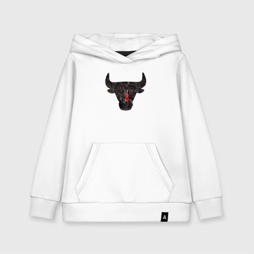 Детская толстовка хлопок Bulls - Jordan