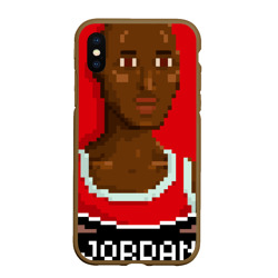 Чехол для iPhone XS Max матовый Retro pixel Jordan