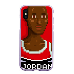 Чехол для iPhone XS Max матовый Retro pixel Jordan