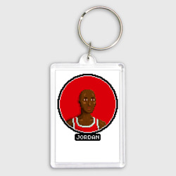 Брелок прямоугольный 35*50 Retro pixel Jordan
