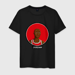 Мужская футболка хлопок Retro pixel Jordan