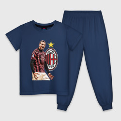 Детская пижама хлопок Zlatan Ibrahimovic Milan Italy