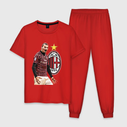 Мужская пижама хлопок Zlatan Ibrahimovic Milan Italy