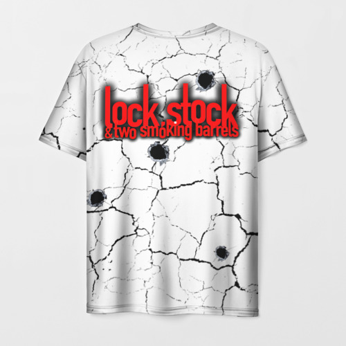 Мужская футболка 3D Lock, money, two barrels $$$, цвет 3D печать - фото 2