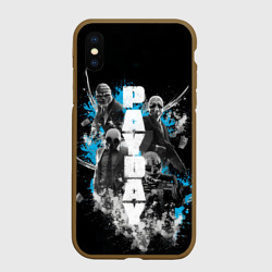 Чехол для iPhone XS Max матовый Pay Day Brothers