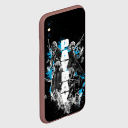 Чехол для iPhone XS Max матовый Pay Day Brothers - фото 2