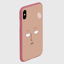 Чехол для iPhone XS Max матовый Сайтама One-Punch Man - фото 2