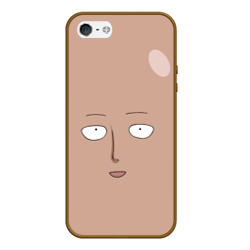 Чехол для iPhone 5/5S матовый Сайтама One-Punch Man