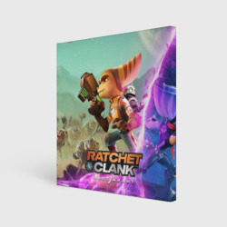 Холст квадратный Ratchet & Clank: Rift Apart