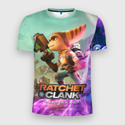 Мужская футболка 3D Slim Ratchet & Clank: Rift Apart