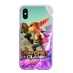 Чехол для iPhone XS Max матовый Ratchet & Clank: Rift Apart