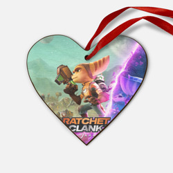 Деревянная игрушка Сердце Ratchet & Clank: Rift Apart