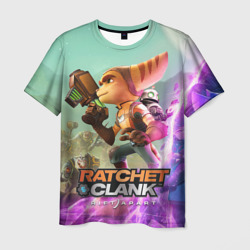 Мужская футболка 3D Ratchet & Clank: Rift Apart