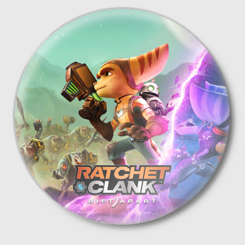 Значок Ratchet & Clank: Rift Apart, цвет белый