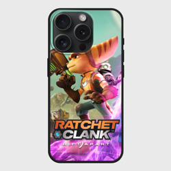 Чехол силиконовый для Apple iPhone 15 Pro матовый Ratchet & Clank: Rift Apart