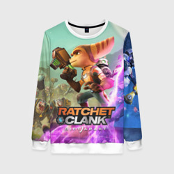 Женский свитшот 3D Ratchet & Clank: Rift Apart